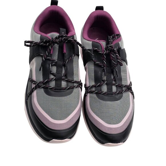 Women's - Vionic Austyn Purple and Black Sneakers, Size 12 - Picture 2 of 9